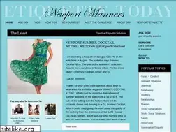 Sites similar to newportmanners.com