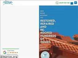 Sites similar to newridgeroofrestoration.com.au