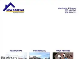 Sites similar to newroofing.com
