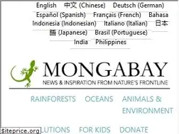 Sites similar to news.mongabay.com