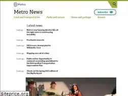 Sites similar to news.oregonmetro.gov