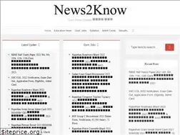Sites similar to news2know.in