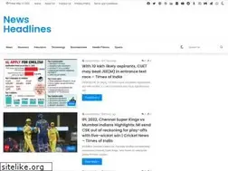 Sites similar to newsheadlines.co.in
