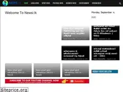 Sites similar to newsi.lk