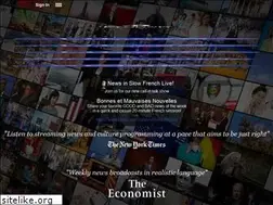 Sites similar to newsinslowfrench.com