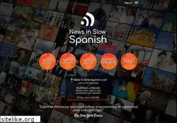 Sites similar to newsinslowspanish.com