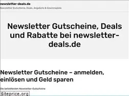 Sites similar to newsletter-deals.de