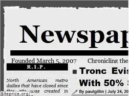 Sites similar to newspaperdeathwatch.com