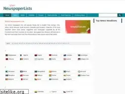 Sites similar to newspaperlists.com