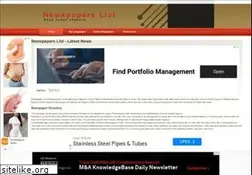Sites similar to newspapers-list.com
