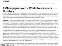 Sites similar to newspaperspk.com