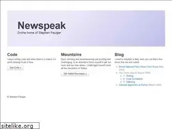 Sites similar to newspeak.org.uk