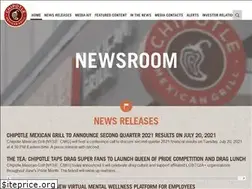 Sites similar to newsroom.chipotle.com