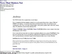 Sites similar to newsthatmattersnot.com