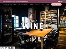 Sites similar to newstreetwine.com