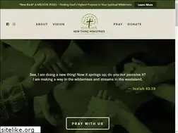 Sites similar to newthingministries.org
