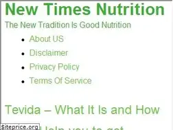 Sites similar to newtimesnutrition.com