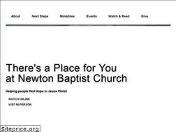 Sites similar to newtonbaptistchurch.org