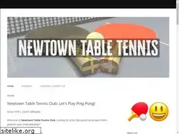 Sites similar to newtowntabletennis.com