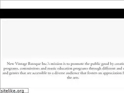 Sites similar to newvintagebaroque.org