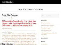 Sites similar to newwishpromocode.com