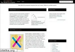 Sites similar to newworldencyclopedia.org