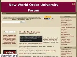 Sites similar to newworldorderuniversity.com