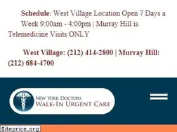 Sites similar to newyorkdoctorsurgentcare.com