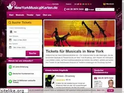 Sites similar to newyorkmusicalkarten.de