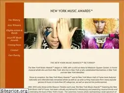 Sites similar to newyorkmusicawards.com