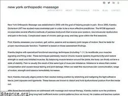 Sites similar to newyorkorthopedicmassage.com