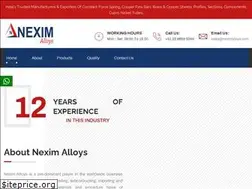 Sites similar to neximalloys.com