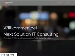 Sites similar to next-solution.de
