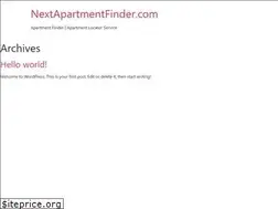 Sites similar to nextapartmentfinder.com