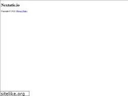 Sites similar to nextatic.io