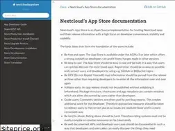 Sites similar to nextcloudappstore.readthedocs.io