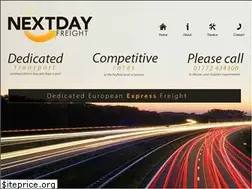 Sites similar to nextdayfreight.co.uk