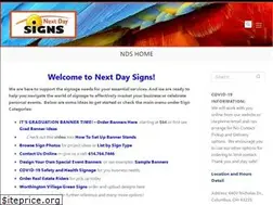Sites similar to nextdaysignscols.com
