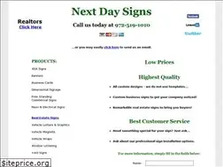 Sites similar to nextdaysignsusa.com