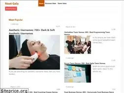 Sites similar to nextgala.com