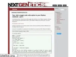 Sites similar to nextgenetics.net