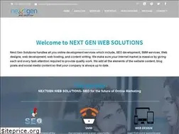 Sites similar to nextgenwebsolution.com
