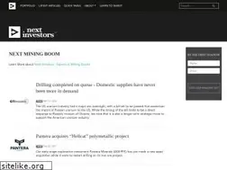 Sites similar to nextminingboom.com