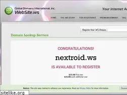 Sites similar to nextroid.ws