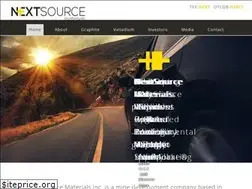 Sites similar to nextsourcematerials.com