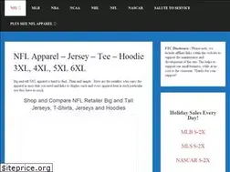 Sites similar to nfl-mlb-bigandtall.com
