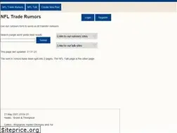 Sites similar to nfl-trade-rumors.com