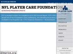 Sites similar to nflplayercare.com