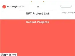 Sites similar to nftprojectlist.com