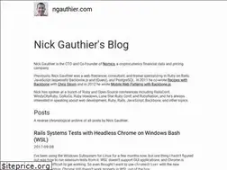 Sites similar to ngauthier.com